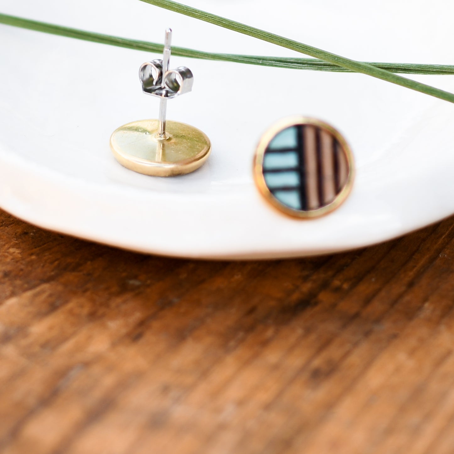 Jana - Sage Blue and Almond