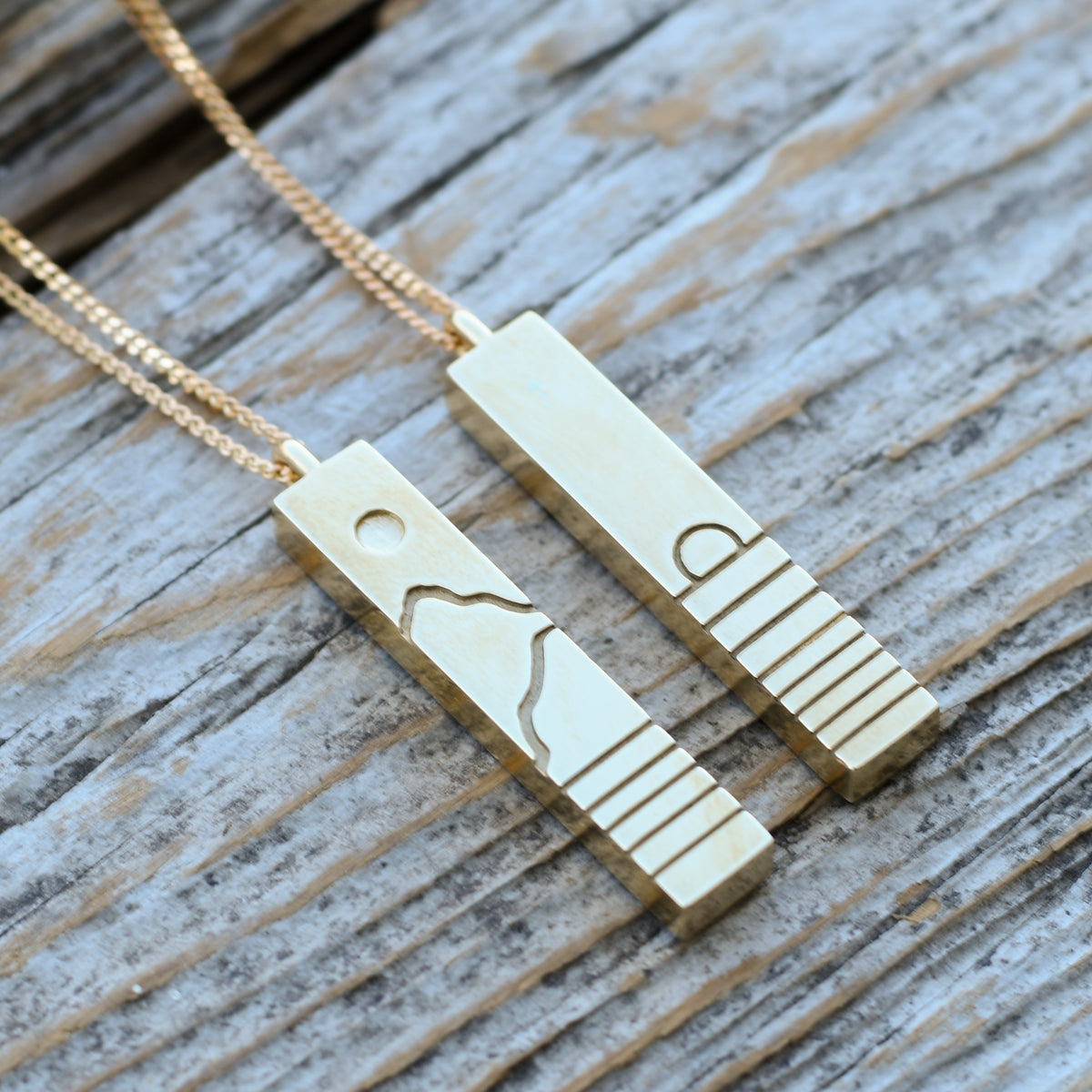 Ferrah Necklace Black and Almond Ugly Bunny