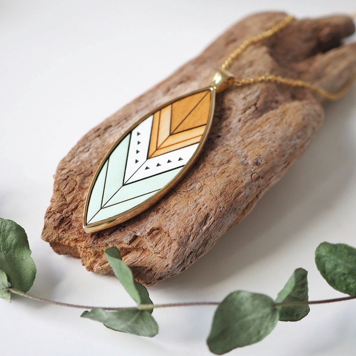 Stevie Necklace 32" Long Mint Ugly Bunny