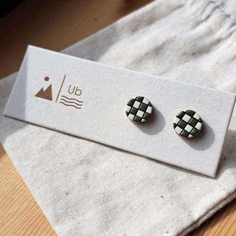 Pixel Pop - Olive & Ivory