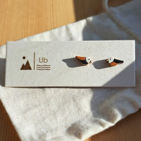 Love Birds - Glazed Maple & Black