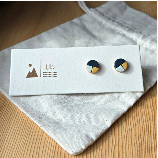 Hannah - Navy & Mustard