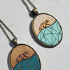Geometric Fox - Necklace