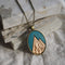 Heidi Necklace - Oval - Forest