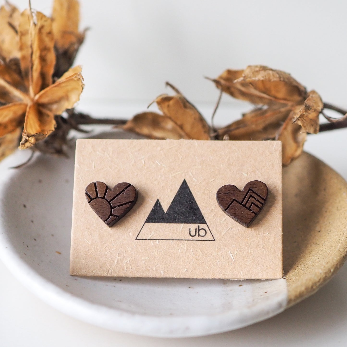 Sunset Heart - Walnut