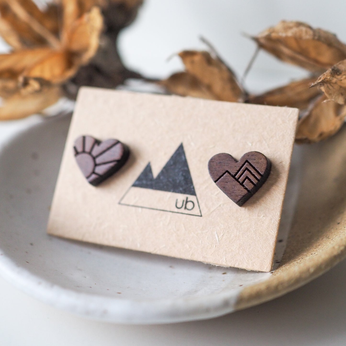 Sunset Heart - Walnut